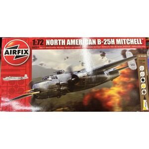 Airfix 1/72 North American B-25H Mitchell Model Kit #A68209